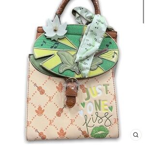 Danielle Nicole Disney Princess and the Frog Prince Naveen Monogram Mini Backpac